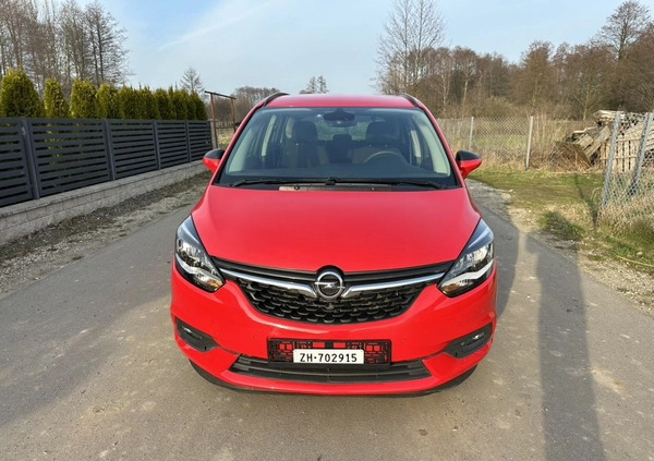 Opel Zafira cena 53800 przebieg: 66400, rok produkcji 2017 z Siedlce małe 704